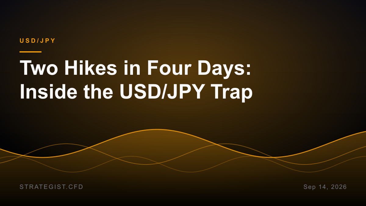 Two Hikes in Four Days: Inside the USD/JPY Trap